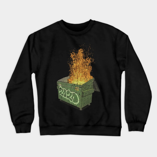 Dumpster Fire 2020 Crewneck Sweatshirt by JCD666